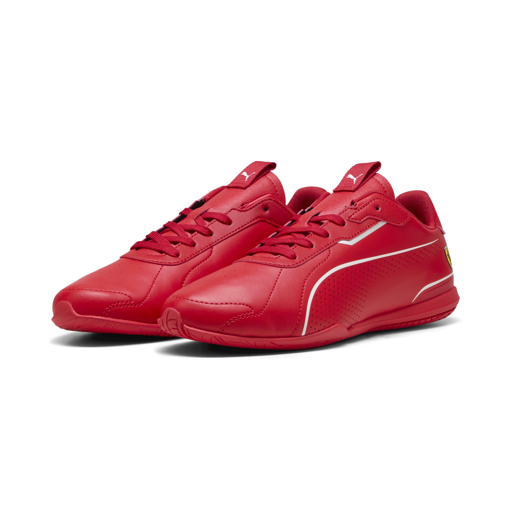 Sneaker PUMA "Scuderia Ferrari Neo Cat 3.0 Sneakers Erwachsene", Damen, Gr. 39, rosso corsa rot, Obermaterial: Textil, Synthetik; Futter: Textil; Innensohle: Textil; Laufsohle: Gummi, Schuhe Sneaker