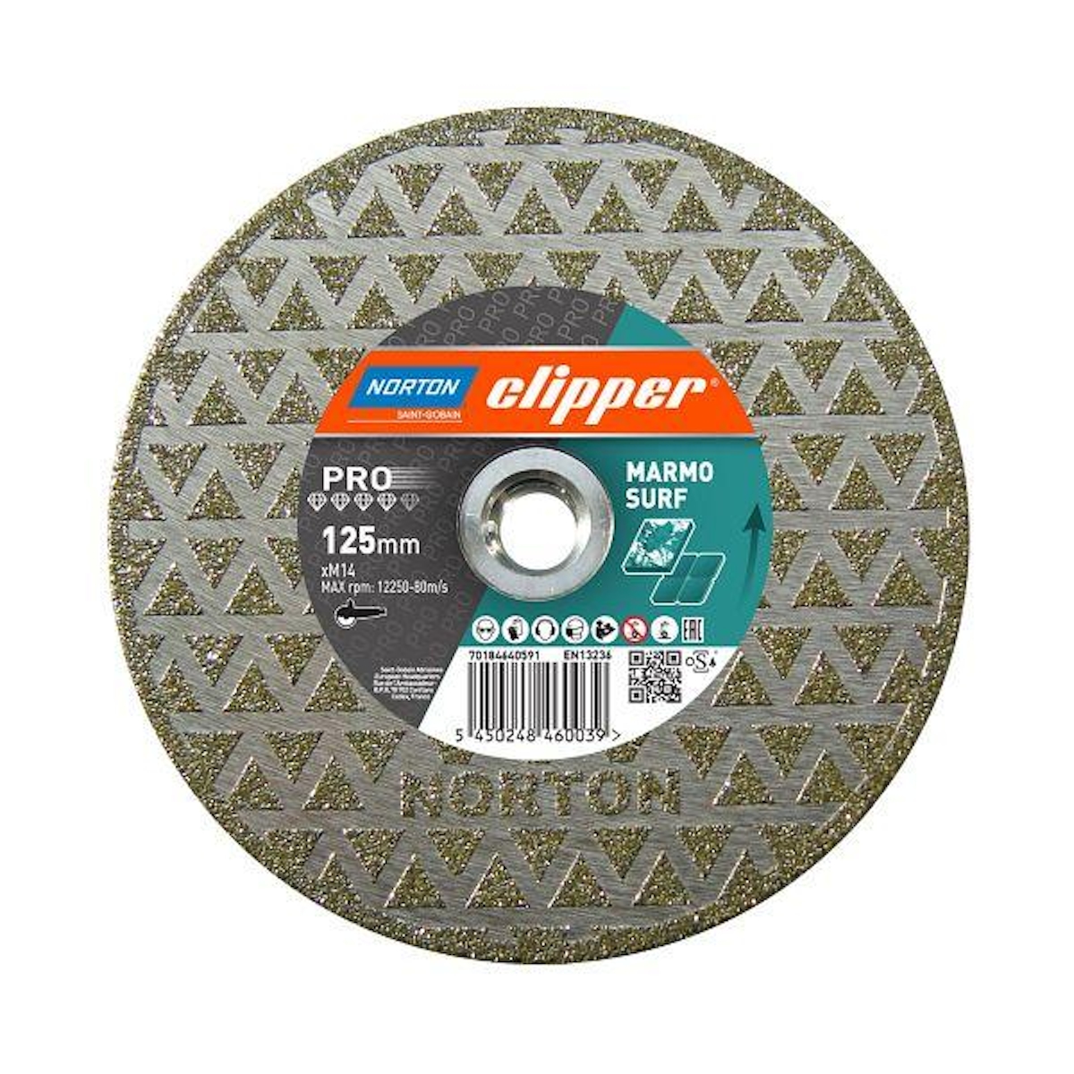 Norton Clipper Diamanttrennscheibe Pro Marmo Surf 125x22,2 mm 70184640591 Image