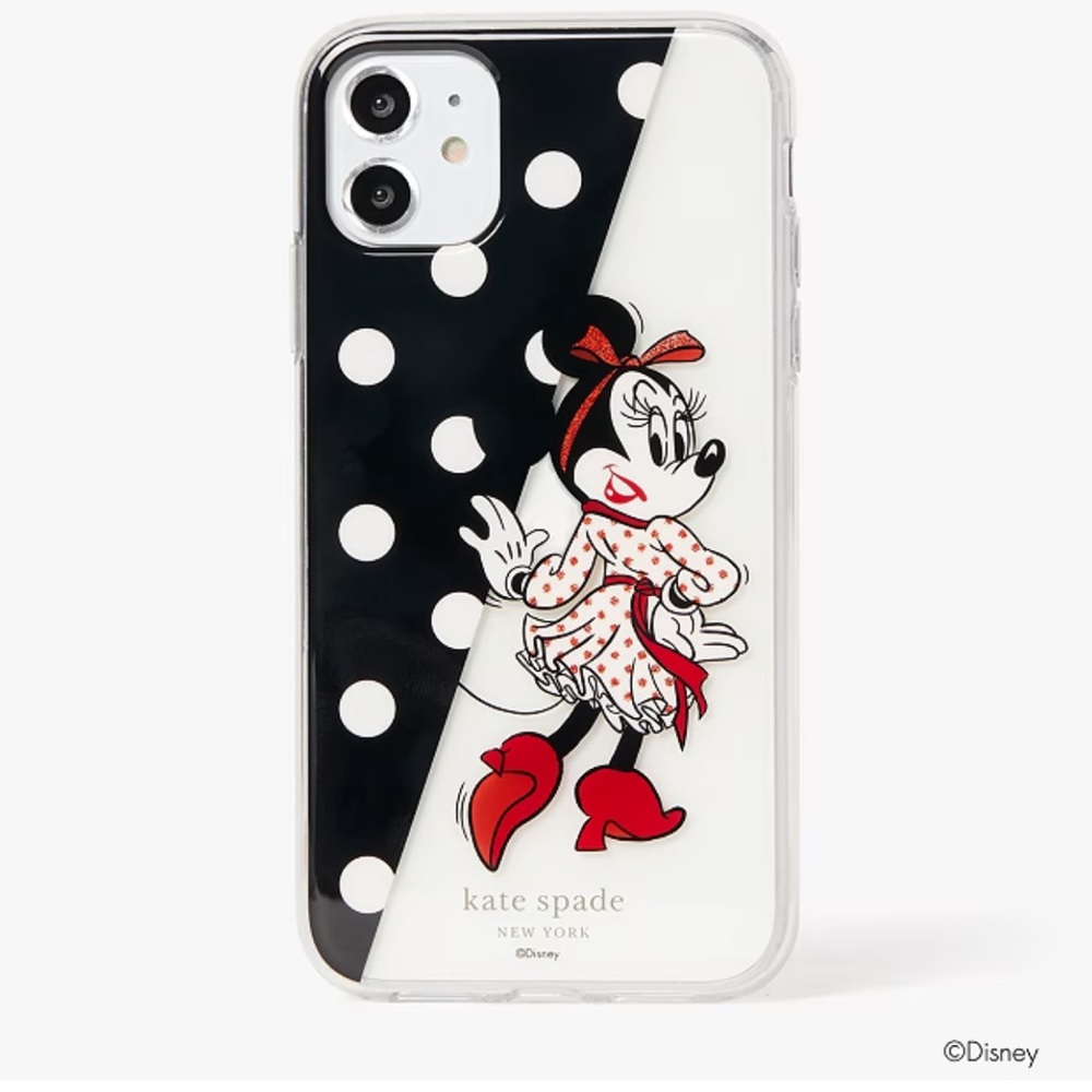 Kate Spade Cell Phones & Accessories | Kate Spade Disney Minnie House Clear Red Black I Phone 11 Pro Phone Case | Color: Black/Red | Size: Os