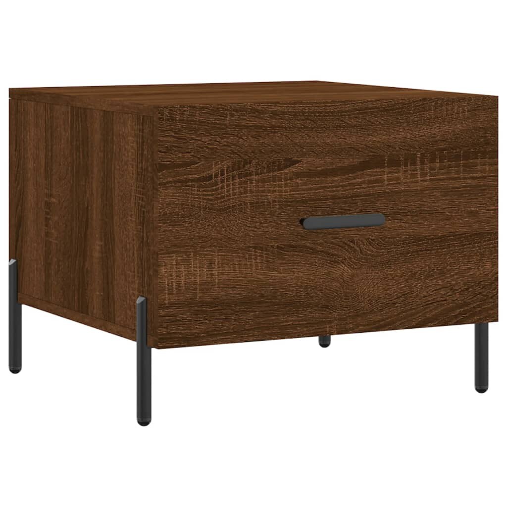 vidaXL Couchtisch Braun Eichen-Optik 50x50x40 cm Holzwerkstoff Image