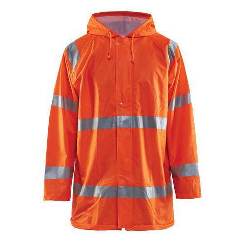 Veste De Pluie Haute Visibilité Niveau 1 Orange Taille 4xl - Blaklader