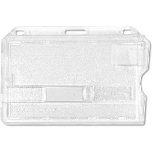 porte-badge à glissière pour 1 carte - horizontal