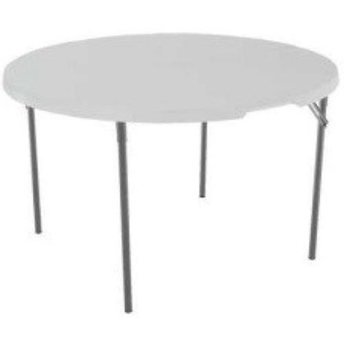 Table Pliante Lifetime Ronde 122 Cm - Pliante En 2 - Lifetime
