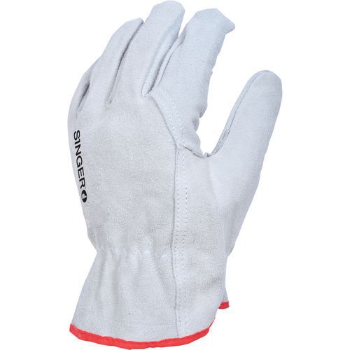 Gants De Manutention En Croûte Avec Une Elastique De Taille 10 - Singer Safety