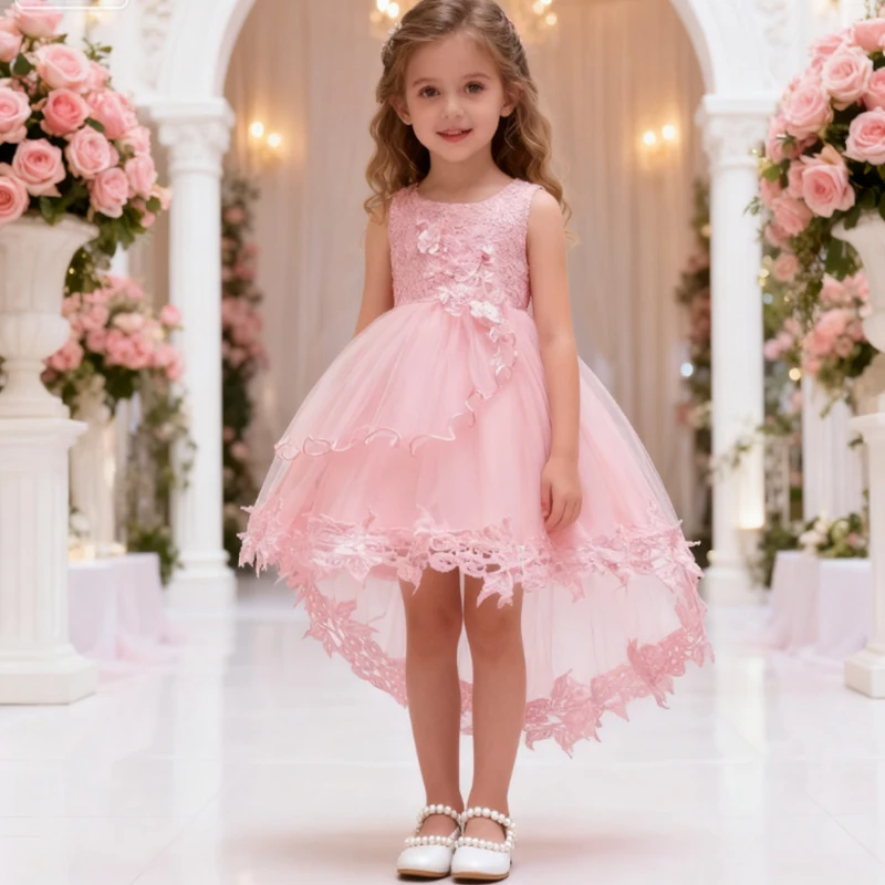 Weihnachten Taufe Kleider Für Baby Mädchen Spitze Prinzessin 1. Jahr Geburtstag Party Hochzeit Schleppendes Kleid Neugeborenen Kinder Kleid Vestidos Image