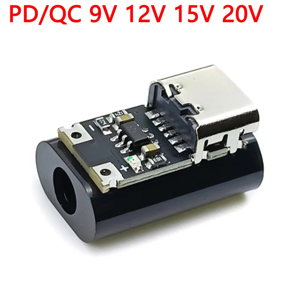 Pd/qc lde Lockvogel platine Schnell ladung 9V-20V pd Lockvogel modul pd 2 3,0 DC Trigger kabel USB Typ C Stecker qc4 Ladeans chluss Image