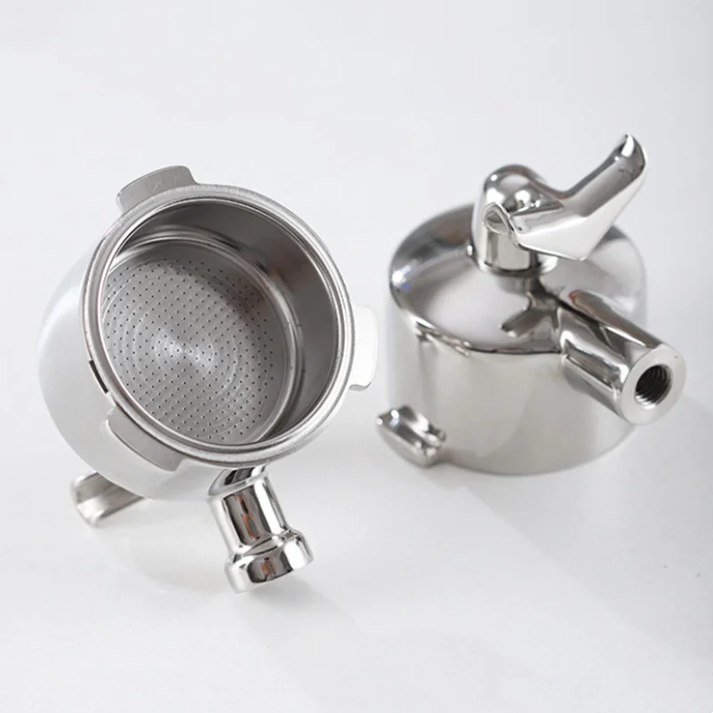 Doppel Auslauf Kopf 51mm Siebträger Für Delonghi EC685 EC680 Espresso Kaffeemaschine Filter Siebträger 51mm Delonghi Zubehör Image