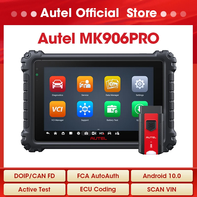 Autel mk906pro auto diagnose tool bidirektion aler scanner kann fd doip unterstützung aktualisiert mk906bt ms906bt ecu codierung Image