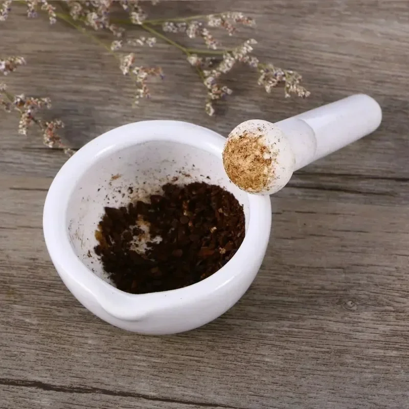 Haushalts keramik Mörser und Stößel Set Mahl schalen für Küchen gewürze Tees Knoblauch Pfeffer Mühle Mini Kräuter mühlen Multi Größe