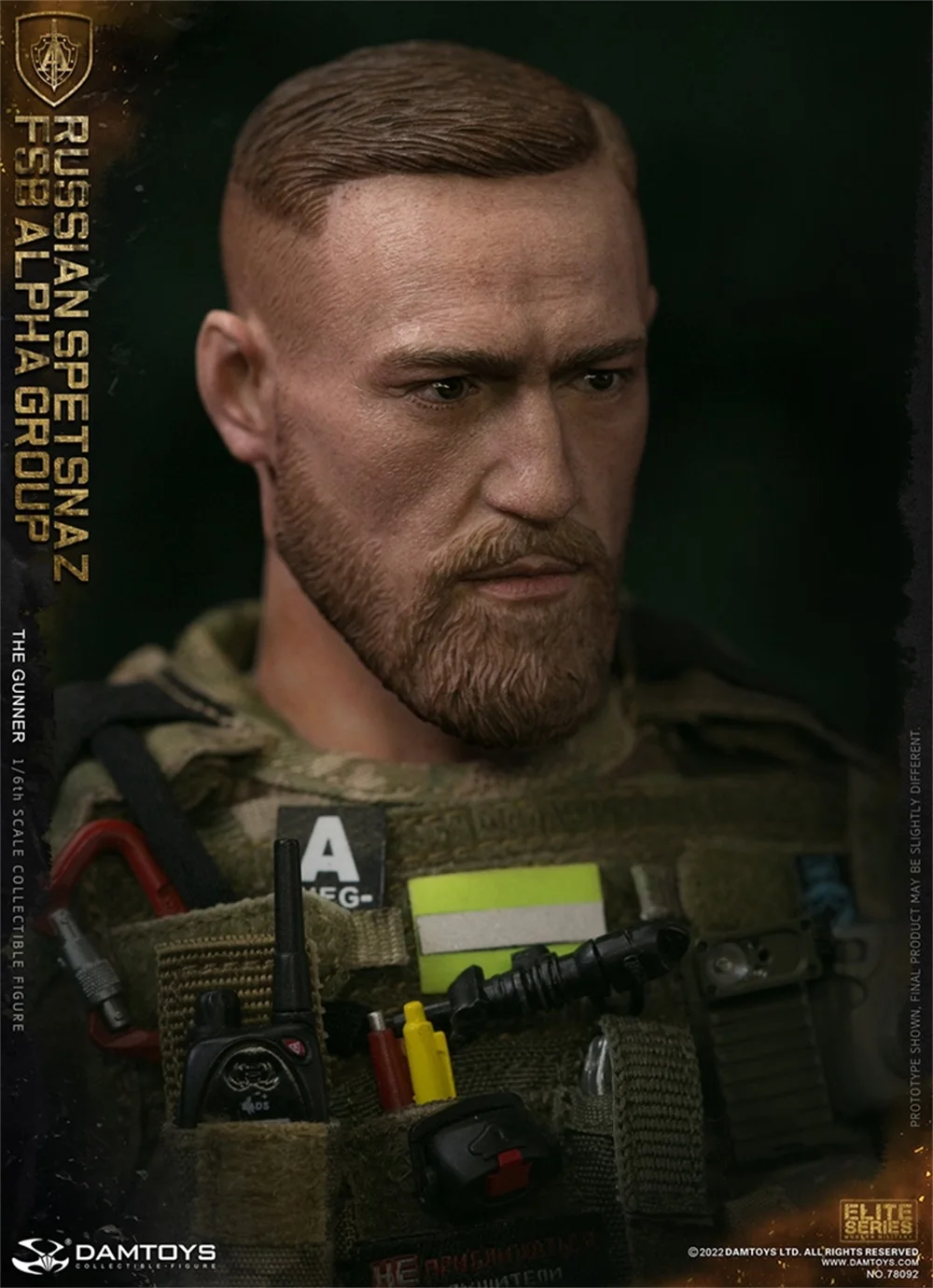 1/6 damtoys dam Streitkräfte des russischen männlichen harten Kerls lebendige Kopf formung schnitzen passen 12 "Aktion Image