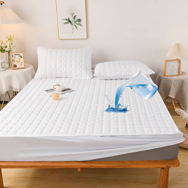 Wasserdicht Matratze Protector Thicked Stepp Ausgestattet Bett Blatt Weiche Atmungsaktive Matratze Pad Topper Abdeckung Custom Größe Bett Abdeckung