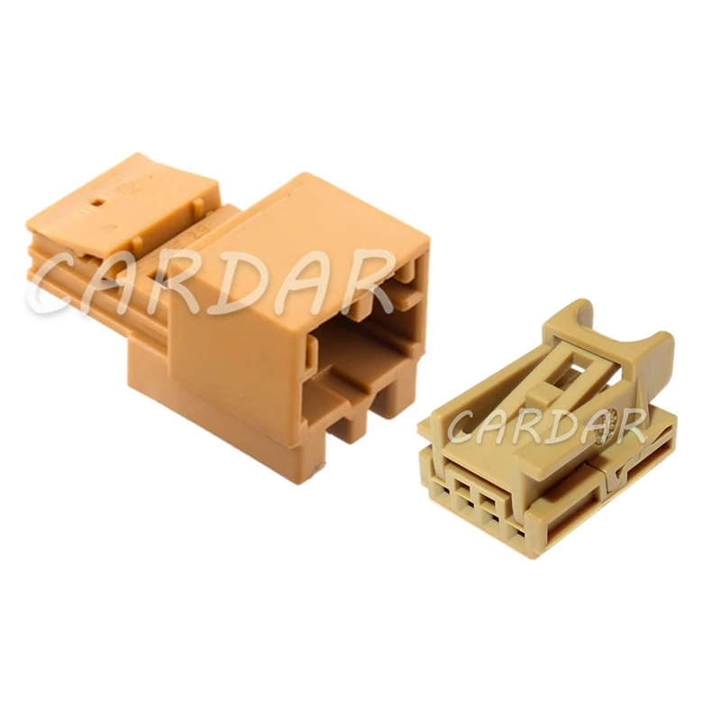 1 Set 4 Pin Auto Hintergrund Licht Rückspiegel Verdrahtung Buchse Für VW Audi 1241194-2 1670988-2 8K0973754 Image