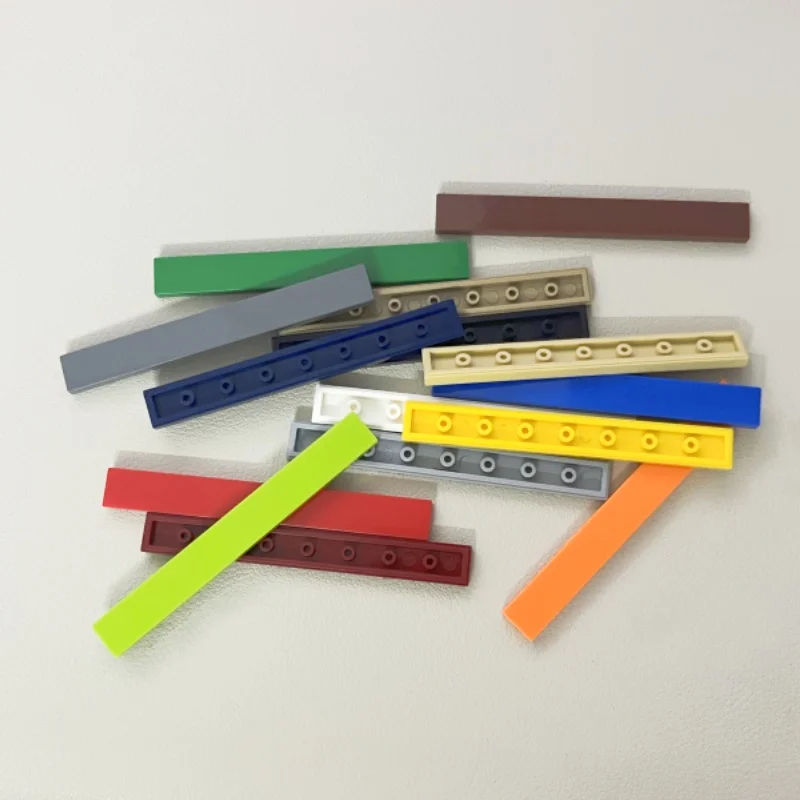 4162 Fliesen 1x8 Ziegel Sammlungen Bulk modulare gbc Spielzeug für technische moc Set kompatible Gebäude blöcke Image