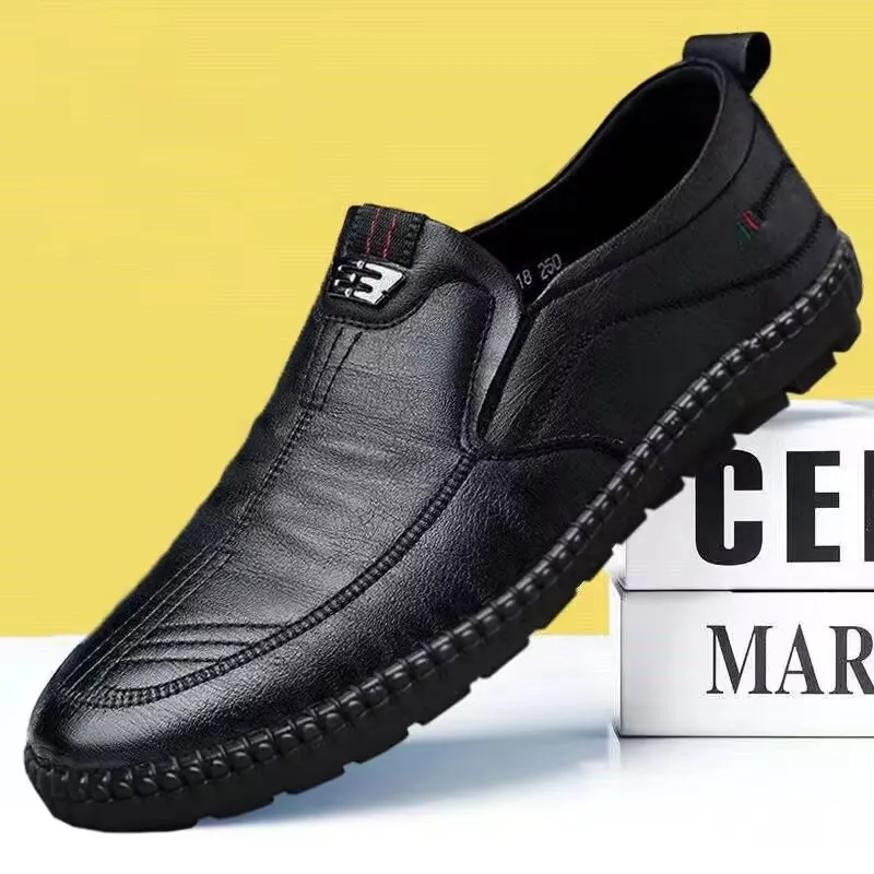 Formale Männer Business Schuhe Mode Casual Schuhe Männer Luxus Marke Leder Loafer Atmungsaktive Slip auf Männlichen Boot Schuhe Mokassins