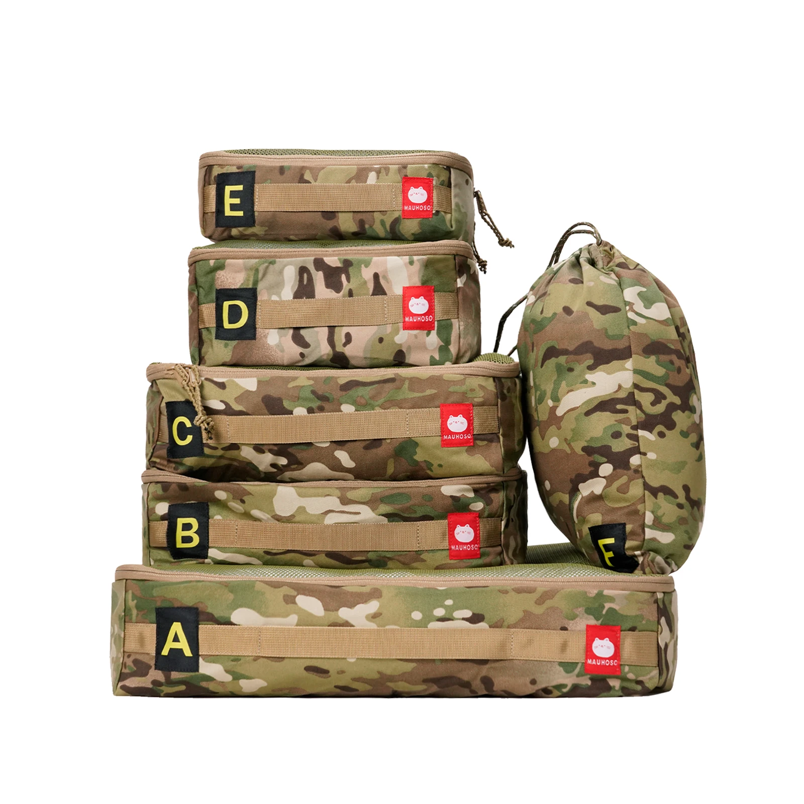 MAUHOSO 6er-Set Packwürfel, Kompressionswürfel für Koffer und Gepäck Image