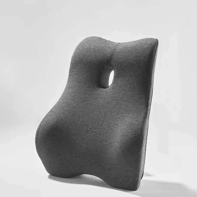 Büro Taillen kissen ergonomische Lendenwirbel stütze Memory Baumwolle 4d gebogene Taillen polster Auto Taillen auflage