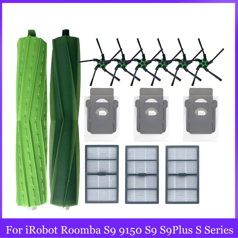 Für irobot roomba s9 s9 s9plus s serie roboter staubsauger ersatz hepa filter hauptseite bürste staubbeutel zubehör Image