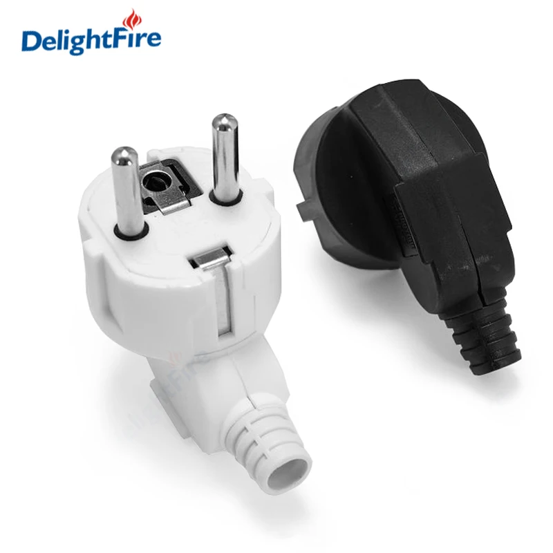 EU Stecker Adapter Ersatz 16A Stecker Frankreich Korea Deutschland Stecker AC Steckdosen Wiederaufdrahtbare Schuko Euro Steckdose Für Power Kabel Image