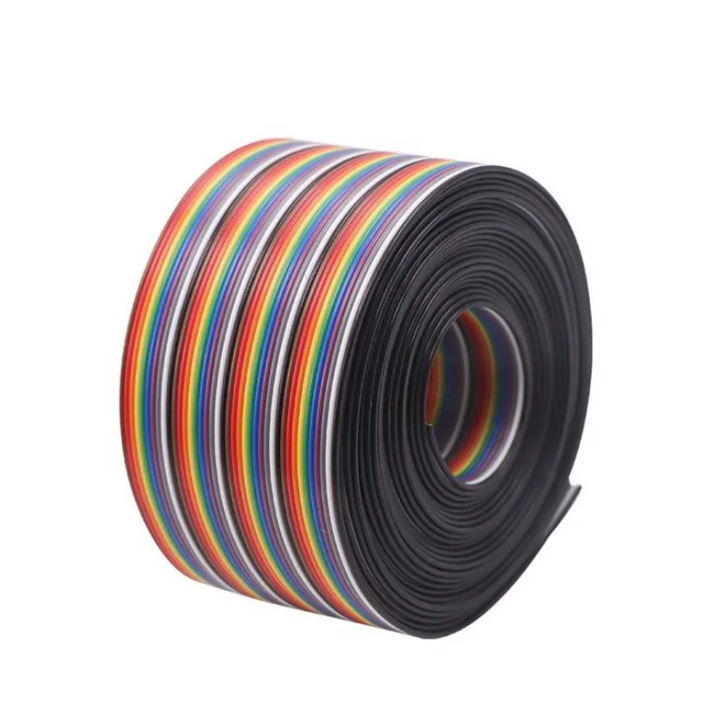 1M 2M 3M 4M 5M 10M 40pin Dupont Draht Flache Farbe Regenbogen Band Kabel draht Für 2,54mm IDC Stecker Image