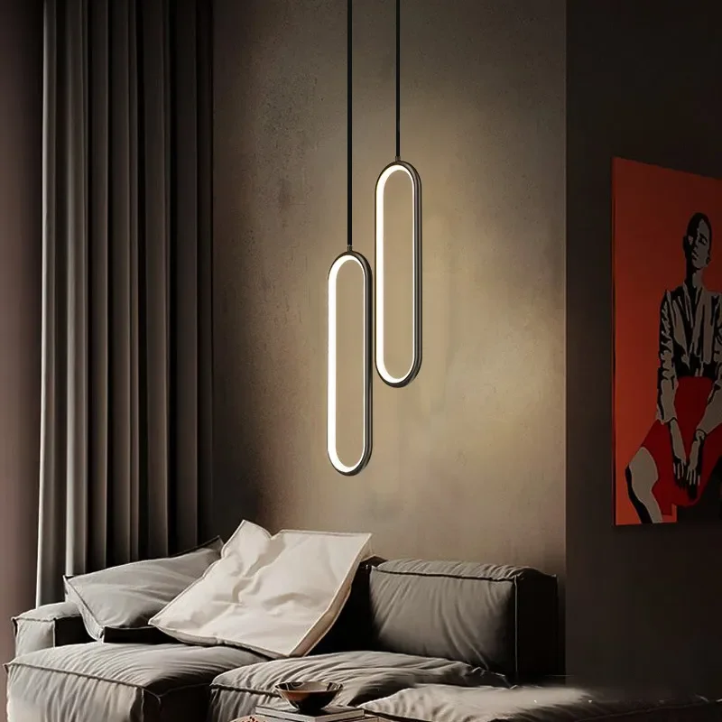 Moderne minimalist ische LED Pendel leuchte Kronleuchter für Schlafzimmer Restaurant Wohnzimmer Gold schwarz Hängelampen Dekoration LED Glanz
