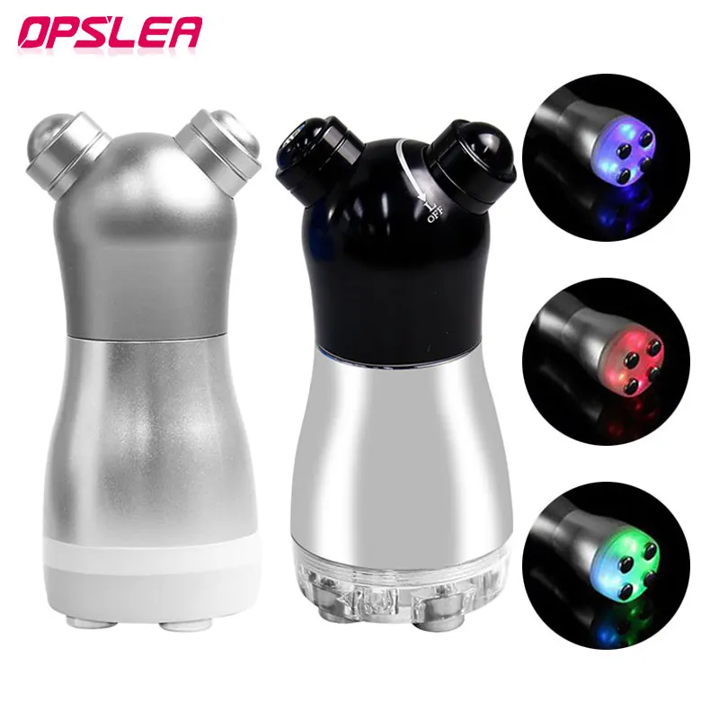 Gesichts Mesotherapie Elektroporation RF Radiofrequenz LED Photon Facelifting Straffen Faltenentfernung Hautpflege Gesichtsmassagegerät Image