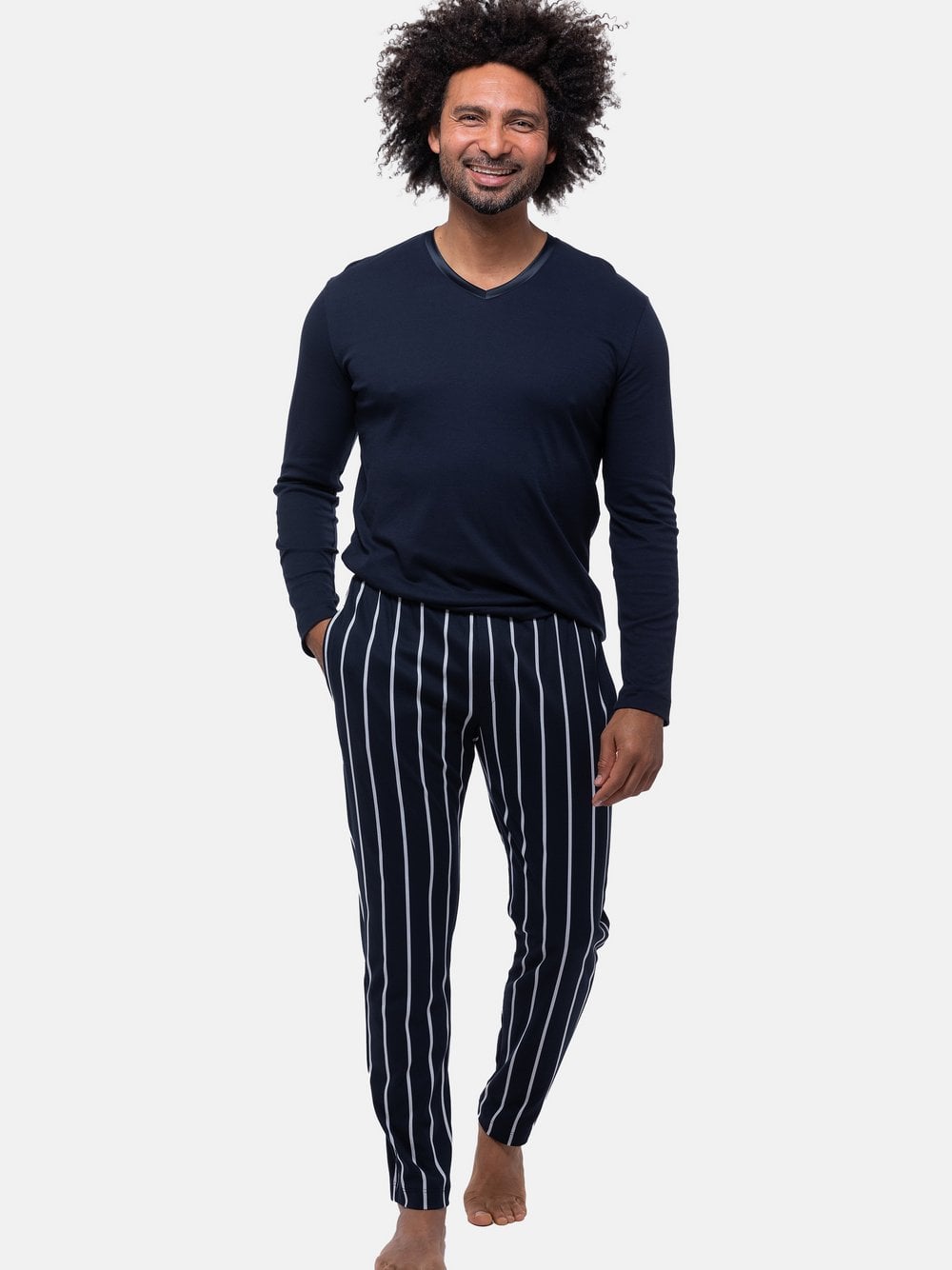 Mey Schlafanzug Herren blau, XXL Image