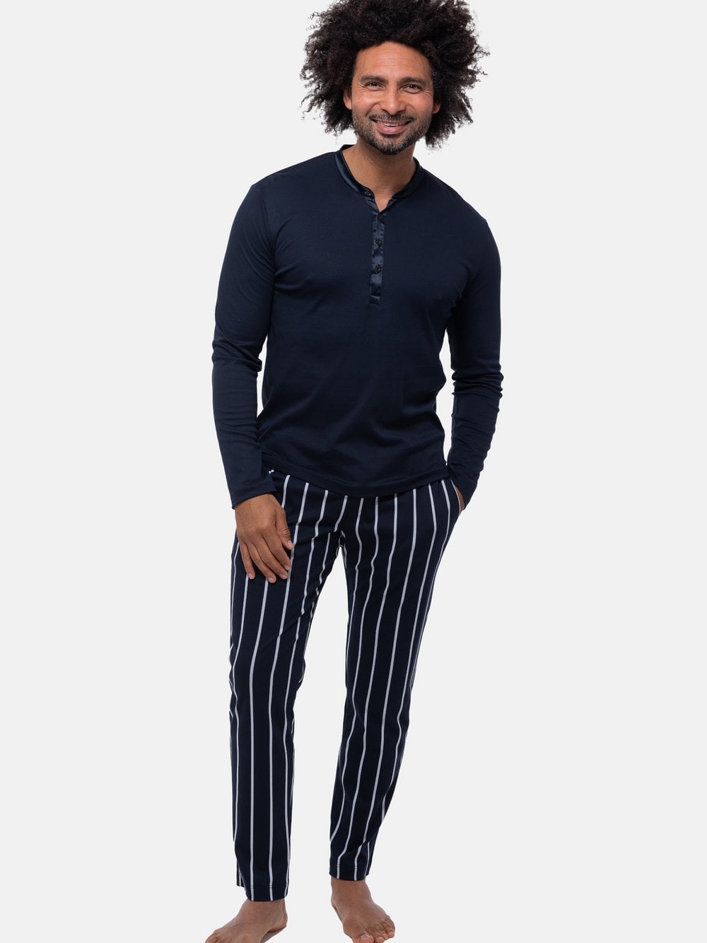 Mey Schlafanzug Herren blau, XXL Image