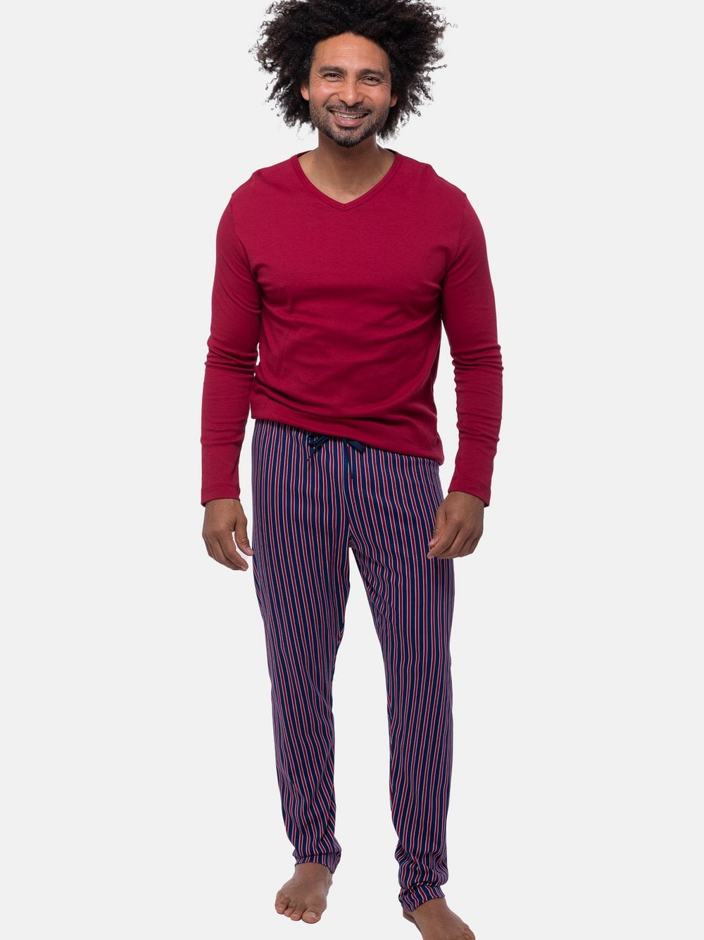 Mey Schlafanzug Herren rot, L Image