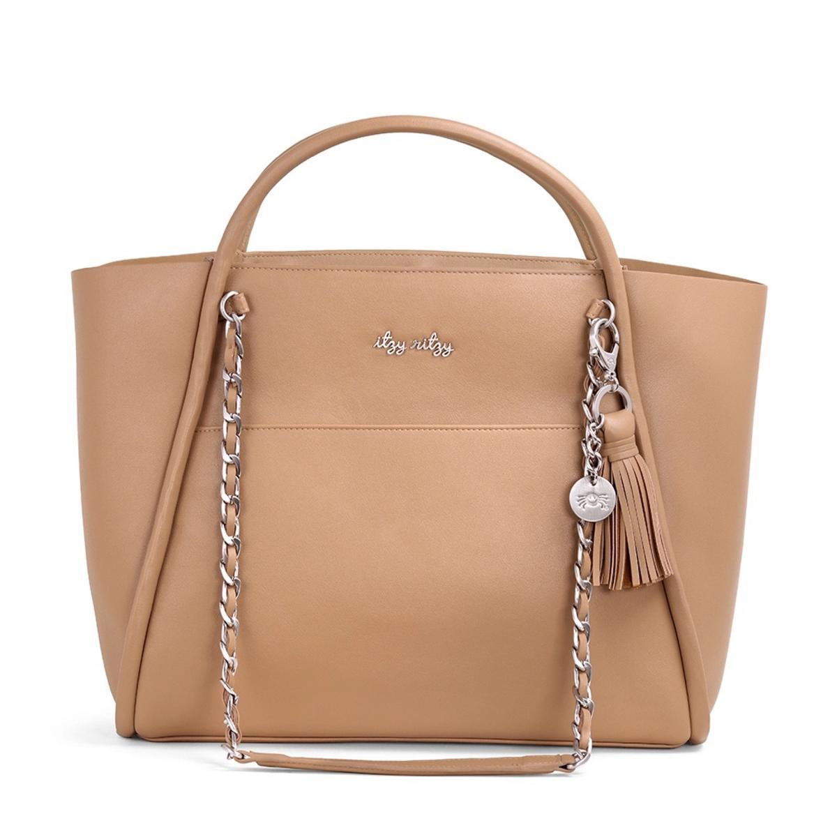 Itzy Ritzy Boss Tote - Chai Latte