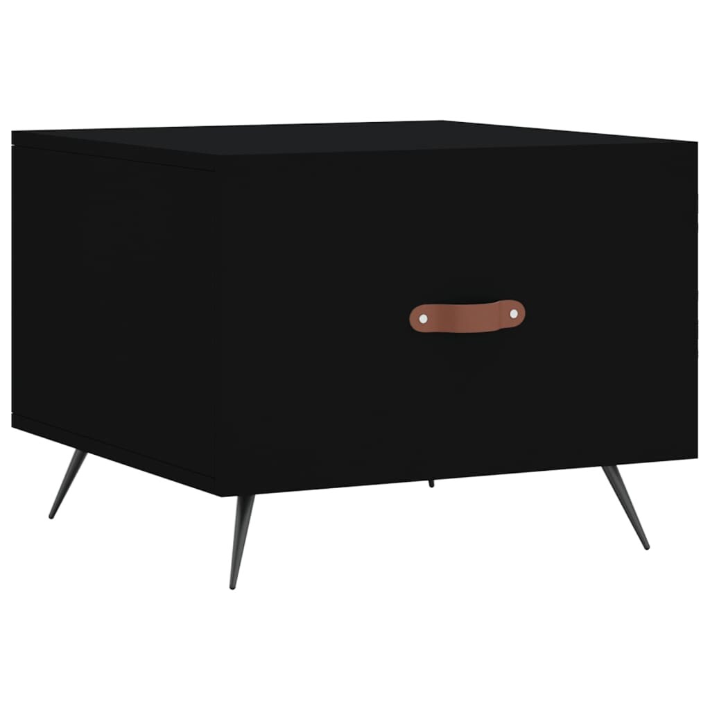 vidaXL Couchtisch Schwarz 50x50x40 cm Holzwerkstoff Image