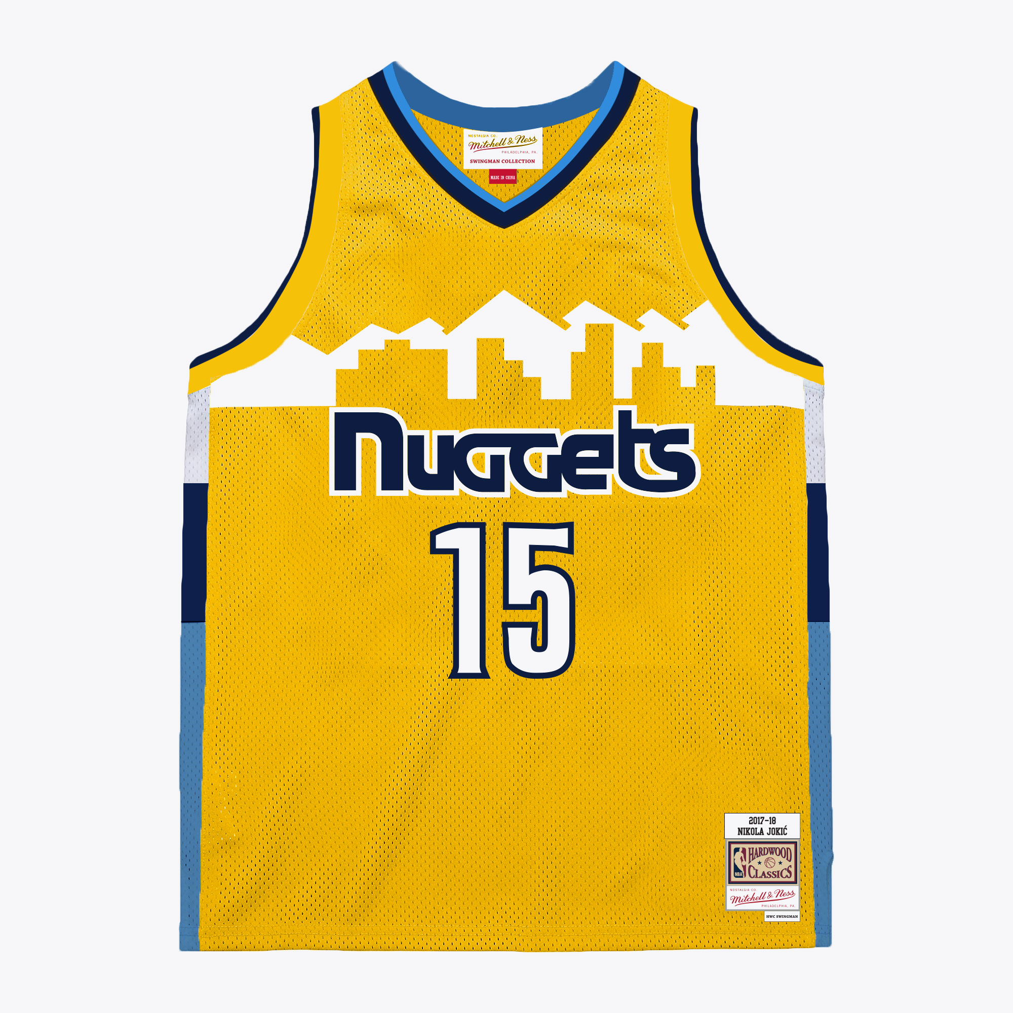 Denver Nuggets Mitchell & Ness Swingman-Trikot 2017 Nikola Jokic Image