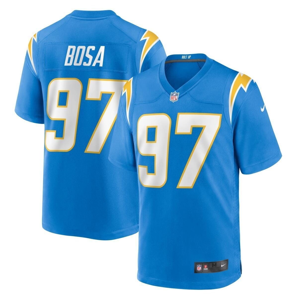 Footballtrikot NIKE "Nike Trikot Los Angeles Chargers NFL Home Game Jersey Bosa 97", Herren, Gr. XL, blau, 100% Polyester, Trikots