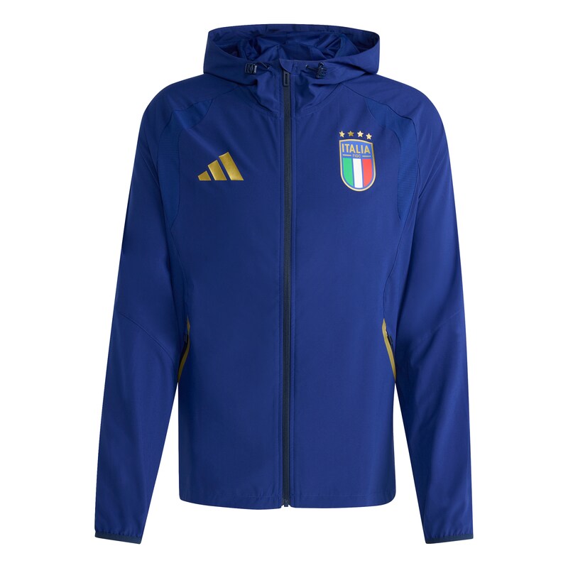 Italien adidas Tiro Travel Windbreaker - Blau Image