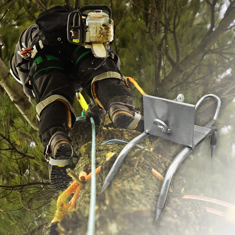 1Set Outdoor Baum Klettern Werkzeug Pole Klettern Spikes Für Jagd Schuhe Baum Stahl Klettern Einfache Picking Beobachtung Obst Verwenden Image