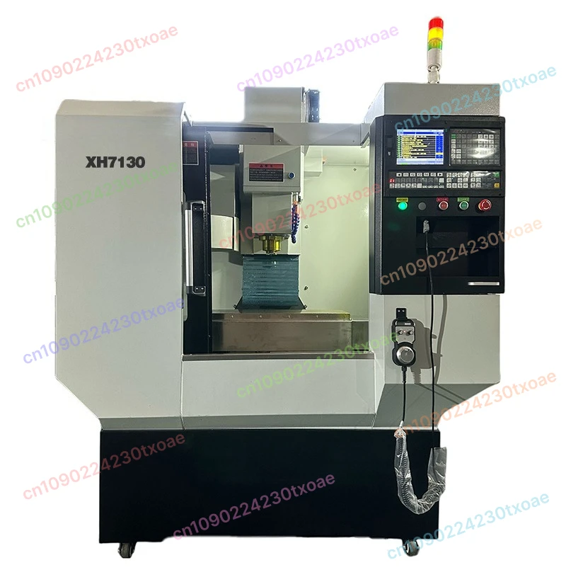 XH7130 Mini-Fräsmaschine, Tischfräsenmitte mit Servomotor für die Metallverarbeitung, DIY-Modellbau Image