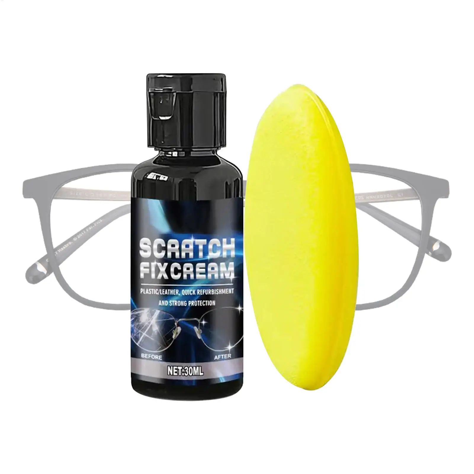 Polier-Set für optische Linsen, Kratzer, Entferner, für Brillen, Sonnenbrillen, Kameraobjektiv, Telefonbildschirm, Reparaturlösung für Uhrenglasoberflächen Image