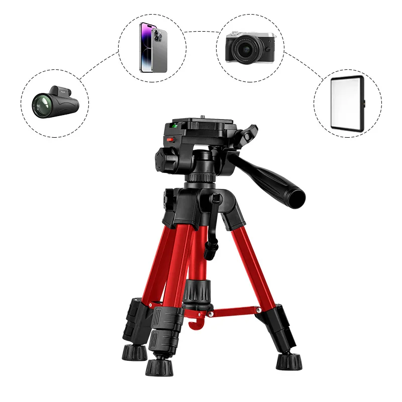 Handy Live-Streaming Selfie Stand Tragbare Kamera Stativ Handy Desktop Metall Fotografie Stativ Image