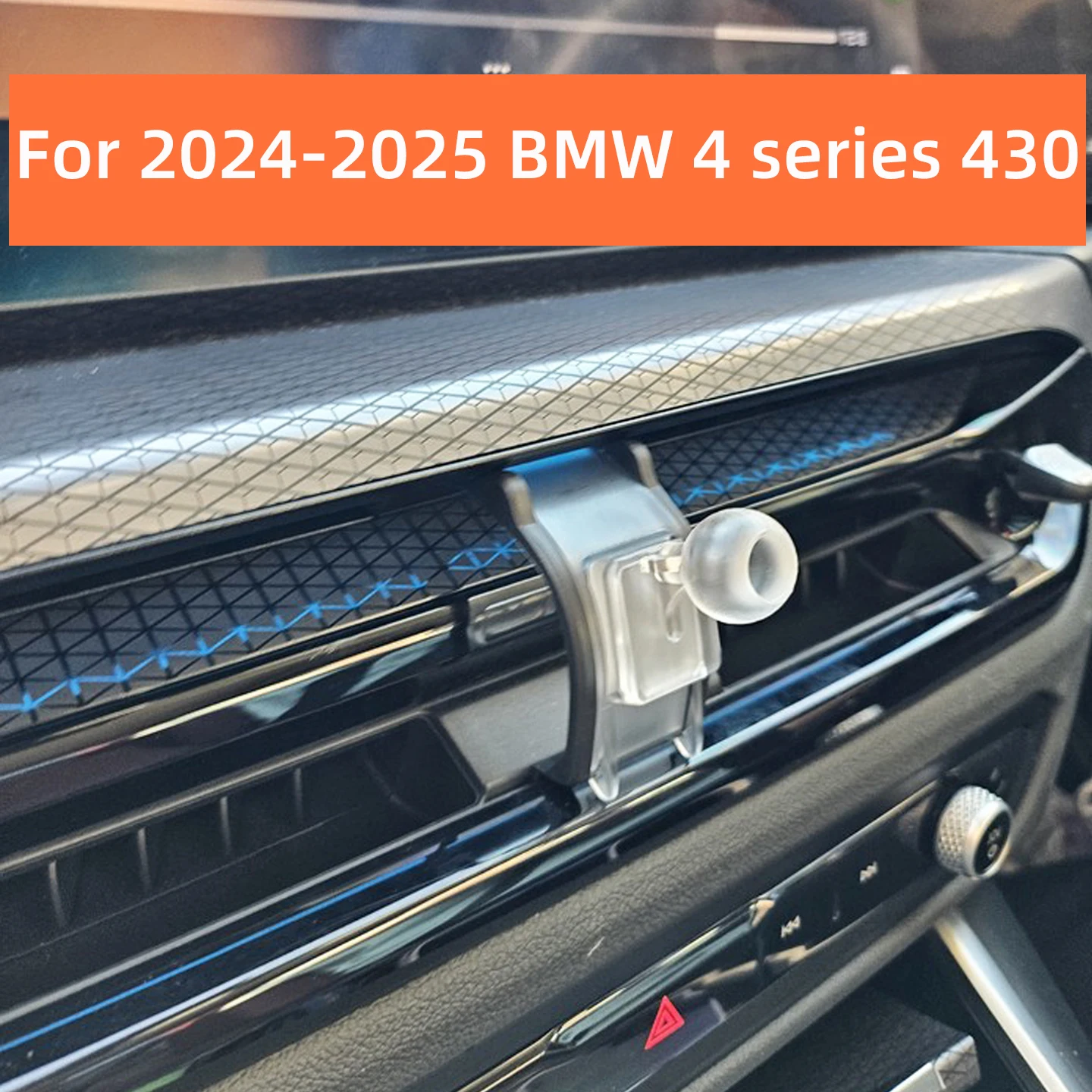Autotelefonhalter für 2024 2025 BMW 4er 430i Air Vent Exclusive Base GPS-Ständer Magnetisches Ladegerät Innenzubehör Image