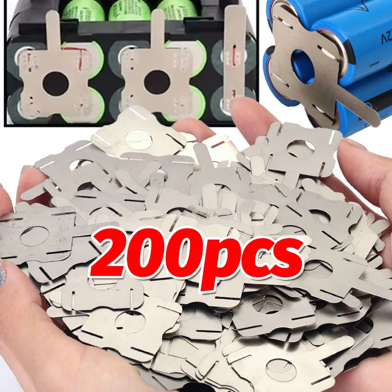 50/200 Stück Ersatz-Punktschweiß-Nickelblech für Lithium-Batteriezelle 18650 Batterieanschluss Tabs Computer-Schweißzubehör Image