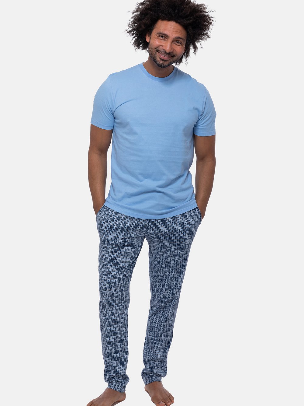 Mey Schlafanzug Herren blau, XXL Image