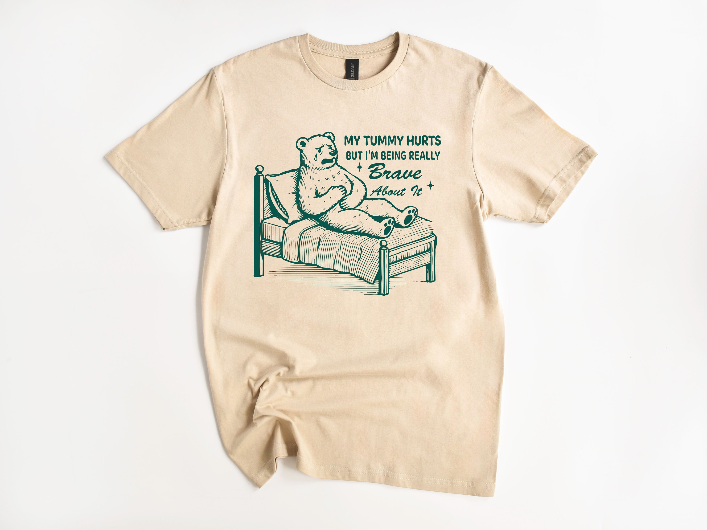 Bauch schmerzt T-Shirt, lustige Shirts, Meme-T-Shirt, Cartoon-T-Shirt, Vintage-T-Shirt, lustiges T-Shirt, Unisex-T-Shirts, Grafik-T-Shirts, IBS Tshirt
