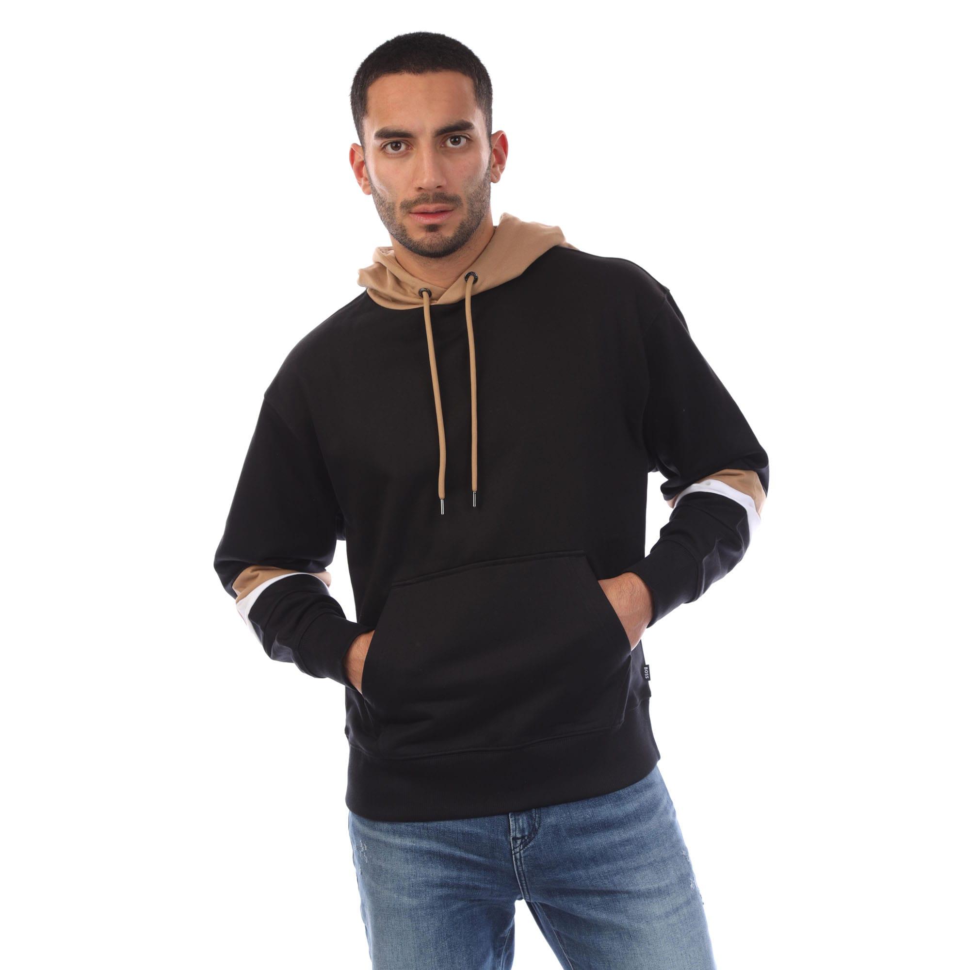 Boss - "Sullivan 20" Kapuzenpullover für Herren (Schwarz)
