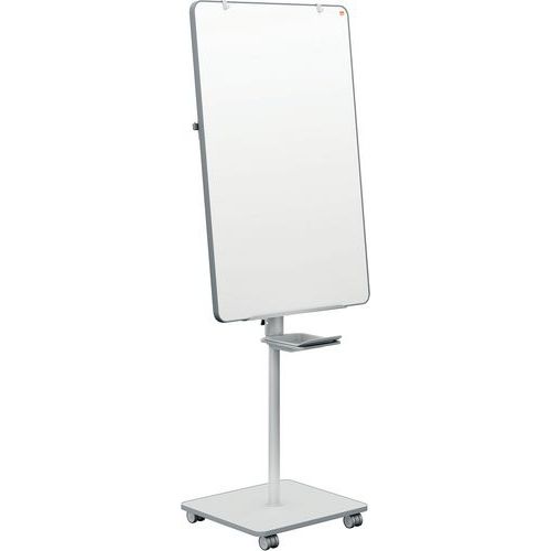 Chevalet De Conférence Mobile Move&meet - Blanc - 70x100 Cm - Nobo