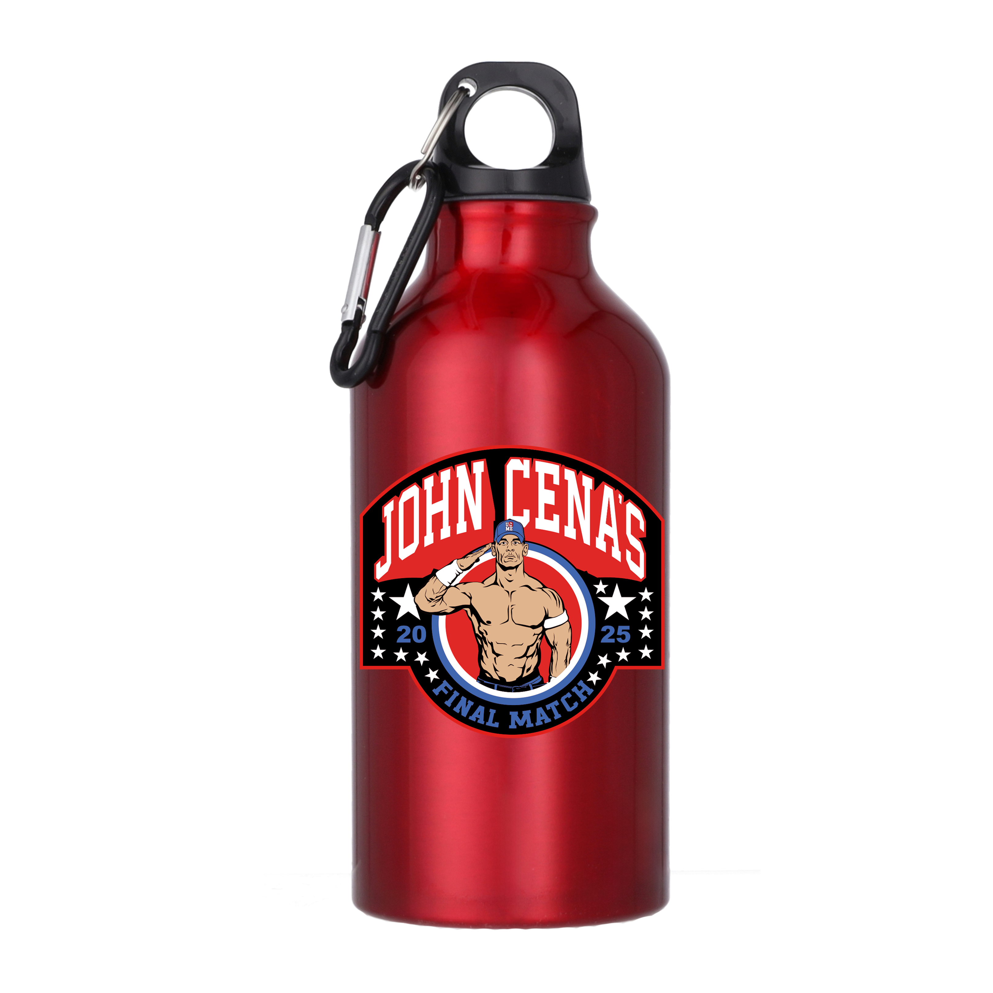 Aluminium-Trinkflasche 400 ml „John Cena Final Match“ – Rot Image