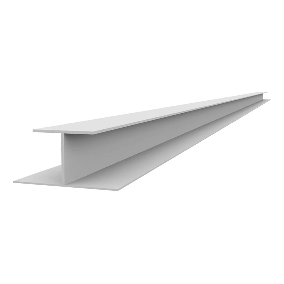 Proslat 96 PVC Slatwall H Trim - White (5-Pack)