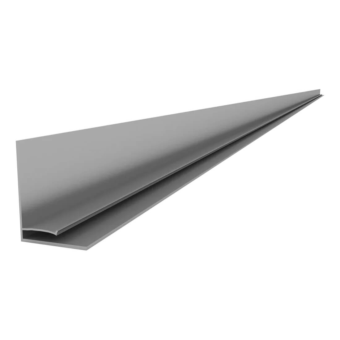 Proslat 96 PVC Slatwall L Trim - Light Gray (2-Pack)