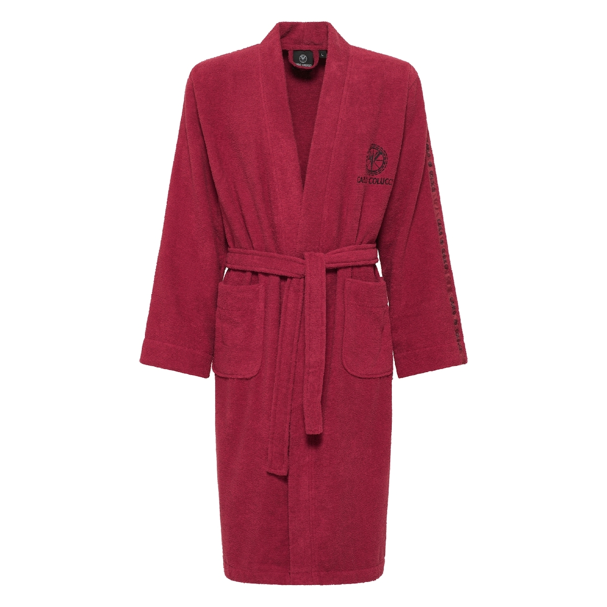 Carlo Colucci Bademantel Vito Herren - S - Rot Image