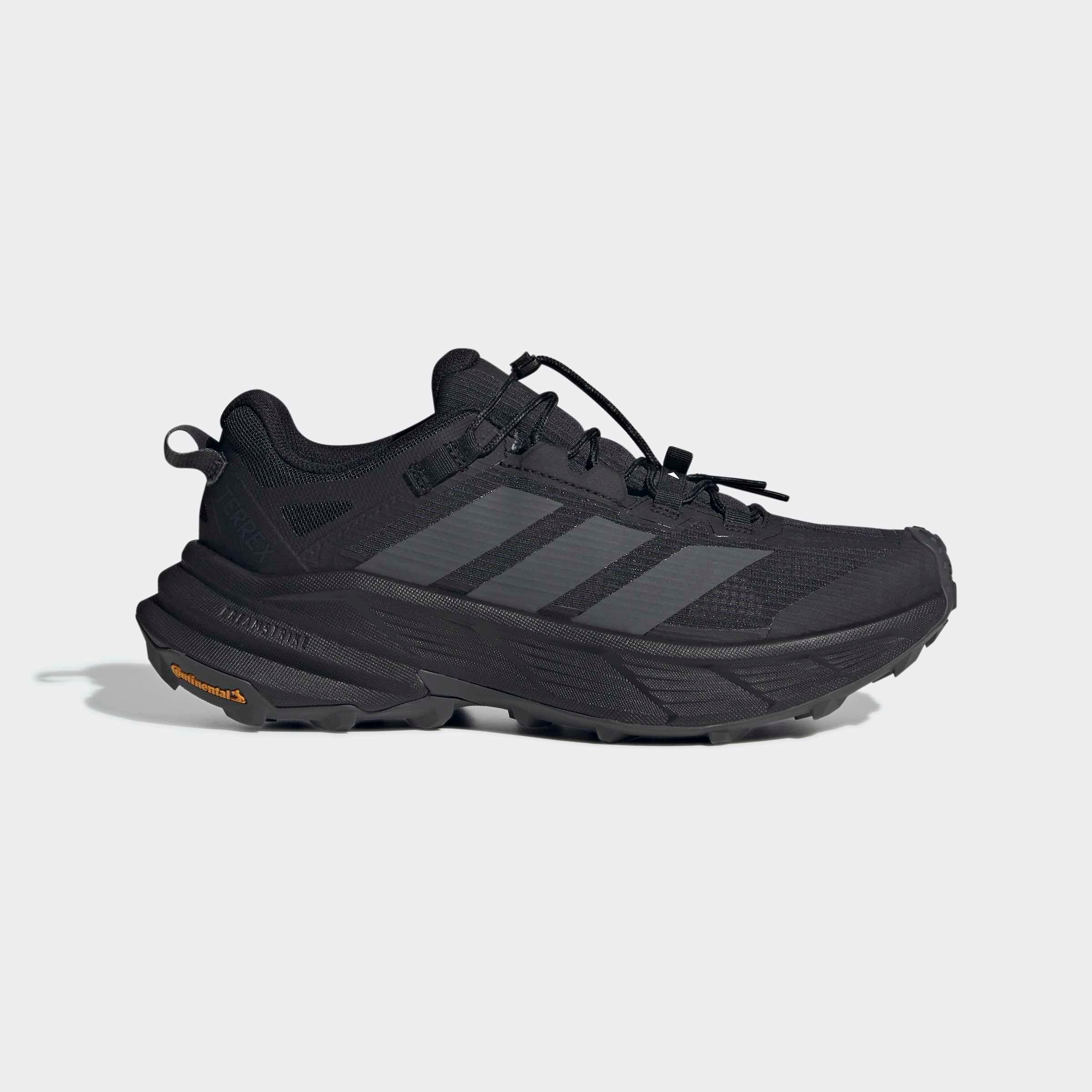 Wanderschuh ADIDAS TERREX "TERREX FREEHIKER SL GORE-TEX", Damen, Gr. 42, core schwarz, grau six, grau six, Textil, Schuhe Wanderschuh