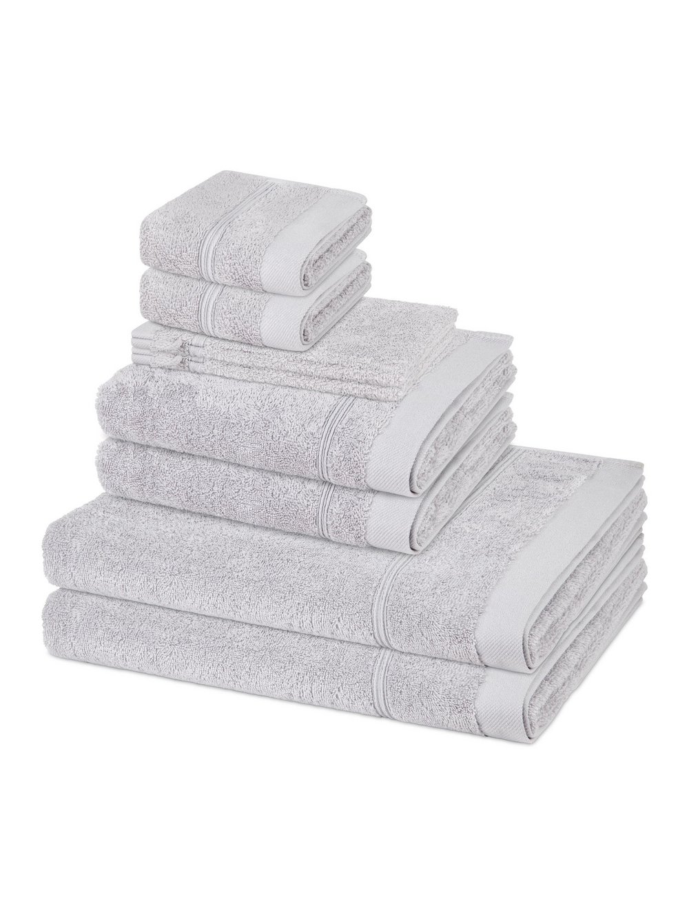 Ross Handtuchset 8-teilig Damen hellgrau, ONE SIZE Image