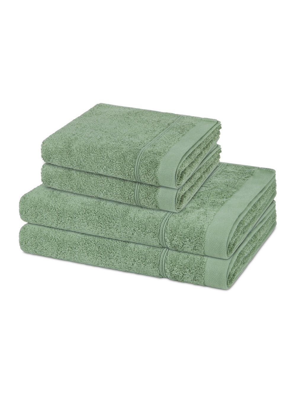 Ross Handtuchset 2-teilig Damen grün, ONE SIZE Image